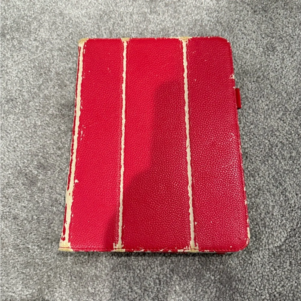 Samsung White Galaxy Tablet with Red case